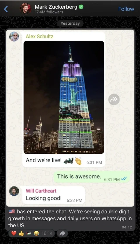Meta CEO Mark Zuckerberg announced in the company’s latest quarterly report that 2024 will be “the year of WhatsApp in the U.S.