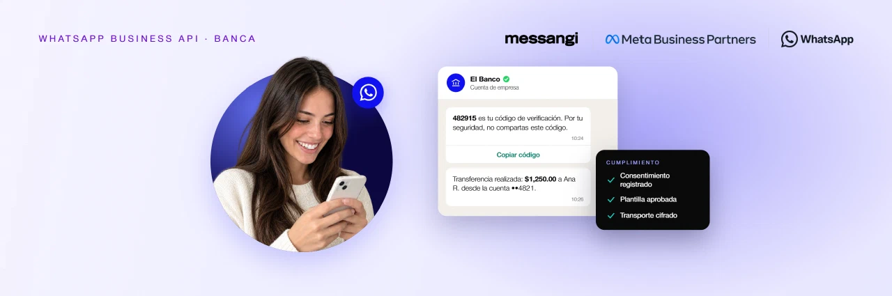 API de WhatsApp Business para banca: Casos de uso y cumplimiento